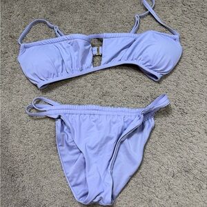 Pink Lily Lavender Bikini Set